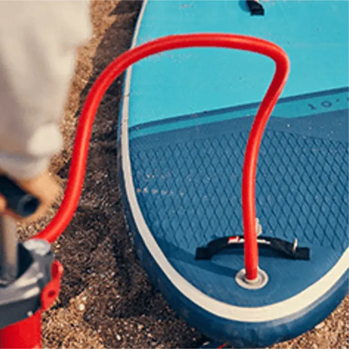 2023 Red Paddle Co 10'8 Ride Stand Up Paddle Board, taske, padle, pumpe og snor - Prime Package